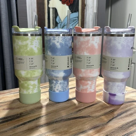 4 STANLEY TUMBLERS - Picture 2 of 7